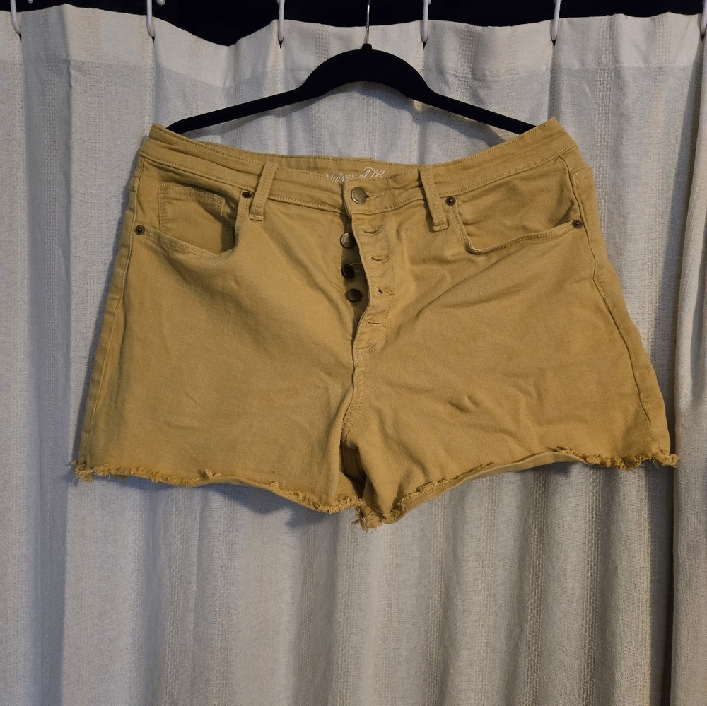 Women's Yellow Shorts